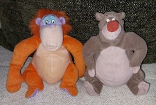 "DSCHUNGELBUCH-PLÜSCHTIERE:  Balu + King Louie" WEINACHTEN  Frisch gewaschen TOP