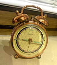 BLESSING Kupfer Wecker Uhr
