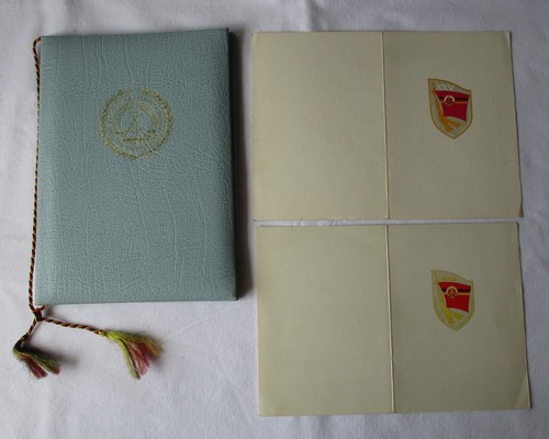 Ddr urkunde kampforden für - ddr,