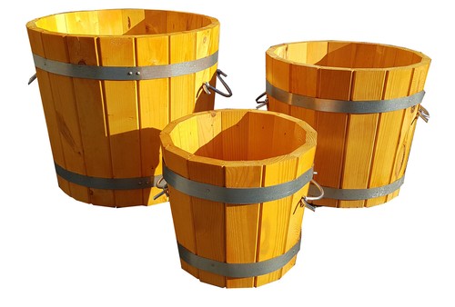 Holz blumentopf blumenkübel - holz,