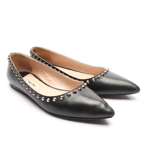Ballerinas miu schwarz - ballerinas,