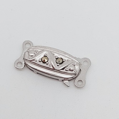 Schmuckschließe 835 silber 2 - schmuckschließe,,