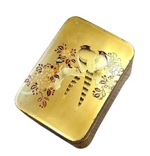 Japanische Lackdose Goldlack