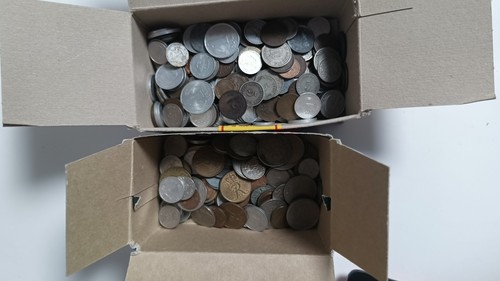 1kg münzen konvolut - ca.,