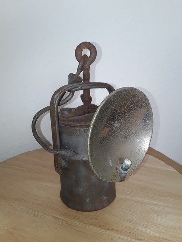 Karbid grubenlampe mit spiegel - mit,