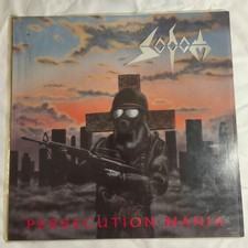 Sodom Persecution Mania LP 1987 Vinilo Blanco Steamhammer Thrash Black Metal RAR