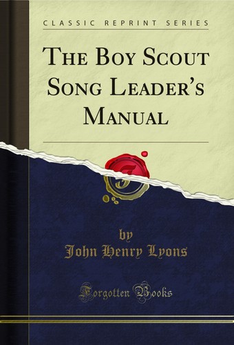 The boy scout song leader - scout, leader's