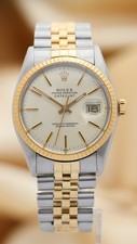 Rolex Datejust 36 Automatik Stahl/Gold 16013 Original Papiere + Box