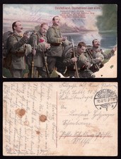 Postkarte 1. W.K .  1918 /