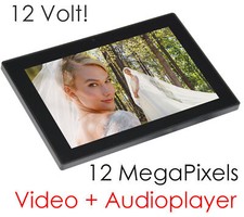 12" 30cm MEDIACOM BILDERRAHMEN MEDIAPLAYER PLAYER FÜR VIDEO MUSIK MP4 MP3 PLAYER