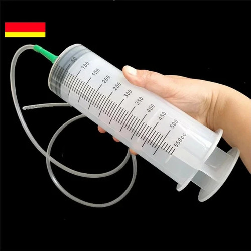 Große spritze mit schlauch - mit,