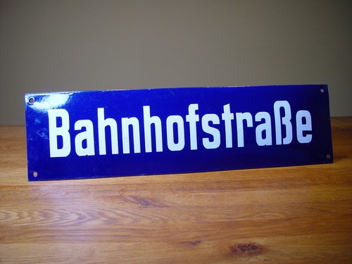Emailleschild - ,