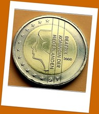 2 Euro Kursmünze Niederlande 2000 - Neu -