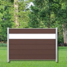 WPC Zaun Komplettset