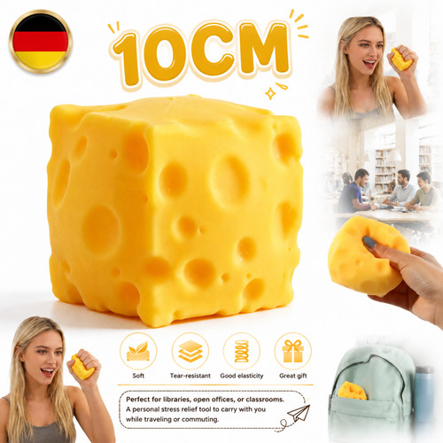 Käse squishy stressball - käse-squishy,
