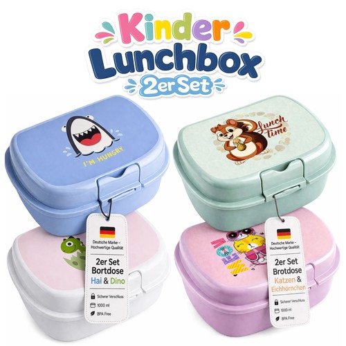 Kinder lunchbox 2er set - lunchbox,