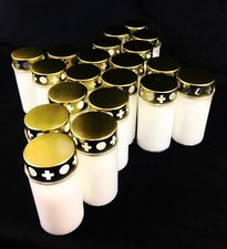 5 - 80 Grablichter Nr. 3 rot