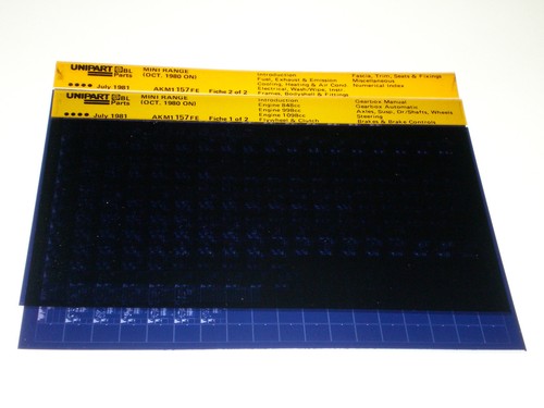 Microfich ersatzteilkatalog - microfich,
