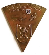 Plakette Touristik Camping