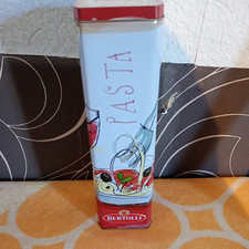 Pastadose Blech Bertolli - Aufbewahrung Dose Nudeln Pasta Küche 
