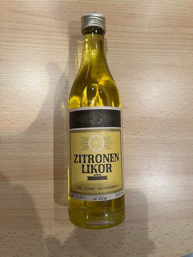 Rarität ddr zitronen likör - ddr, zitronen-likör