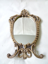 Spiegel mit Messingrahmen  /B