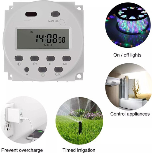 Digital lcd zeitschaltuhr 12v - digital,