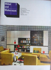 MÖBEL UND WOHNRAUM 7-1975 Juli DDR Eisenberg-Möbelprogramm Sitzgruppe Bratislava