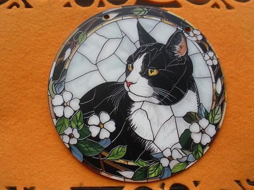 Dekoschild holz katze - holz,