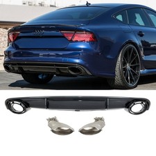 Heckdiffusor Carbon+ Blenden passt für Audi A7 4G Sportback ab 10-14 kein RS7