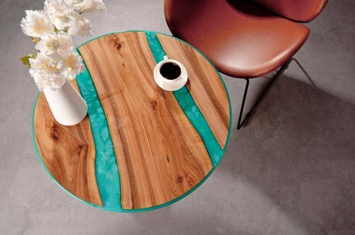 Runde epoxid holz - runde,