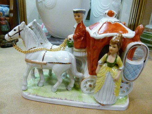 Pferd und kutsche figur - und,