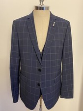Anzug 3 Teilig Finshley & Harding London Gr. 54 Slim Fit