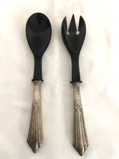 WMF Besteck 90 versilbert Fächermuster Salatbesteck- siehe Bilder -