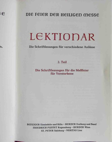 Die feier der heiligen - der, messe