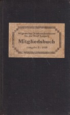 Mitgliedsbuch Minna Charlotte