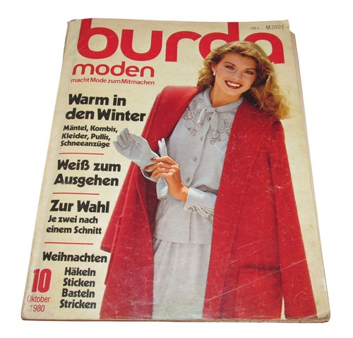 Burda moden 1980 - 10/1980, vintage