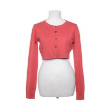 H&M, Bolero, Größe: 40/42, Rot, Baumwolle/Polyamid, Einfarbig, Feinstrick #o2e