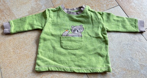 Pullover gefüttert grün grau - gefüttert, grün/grau