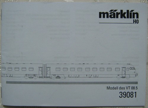 Märklin anleitung - märklin, h0