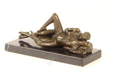 Erotische Bronzefigur, Mann und Frau, Sammlerfigur, Erotikfigur, AN EROTIC BR...
