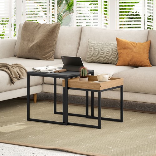 Homcom 2er set couchtisch - homcom, 2er-set