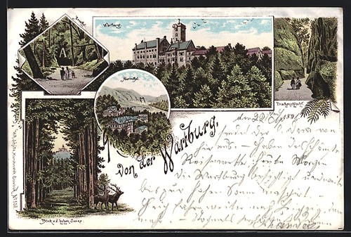 Lithographie eisenach - lithographie,
