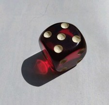 DDR Würfel rot  Catalin