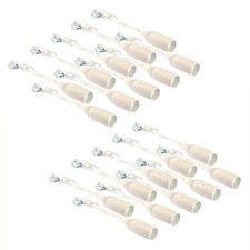 20 x Baufassung Lampenfassung Renovierfassung Fassung E14 weiß REV Lüsterklemme