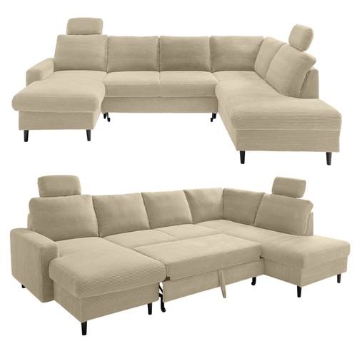 Wohnlandschaft form sofa - u-form,