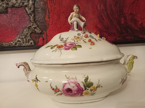 Meissen prunkvolle terrine - meissen,