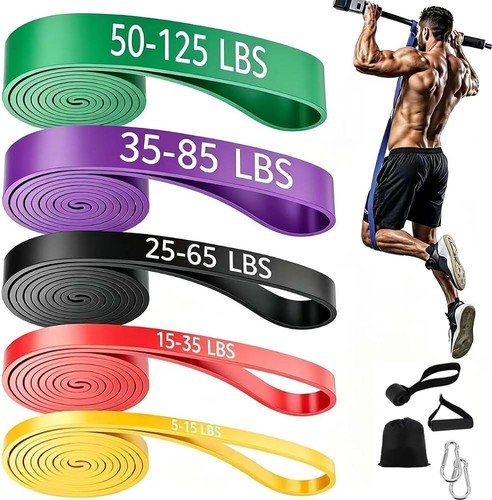 5er set fitnessbänder - set,