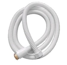 ✅Brauseschlauch Edelstahl Weiß 1.5m Duschschlauch Brause Schlauch Dusche Bad✔️