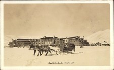 Ak Harrison Idaho USA, Sun Valley Lodge, Schlitten mit Rentieren,... - 4803313